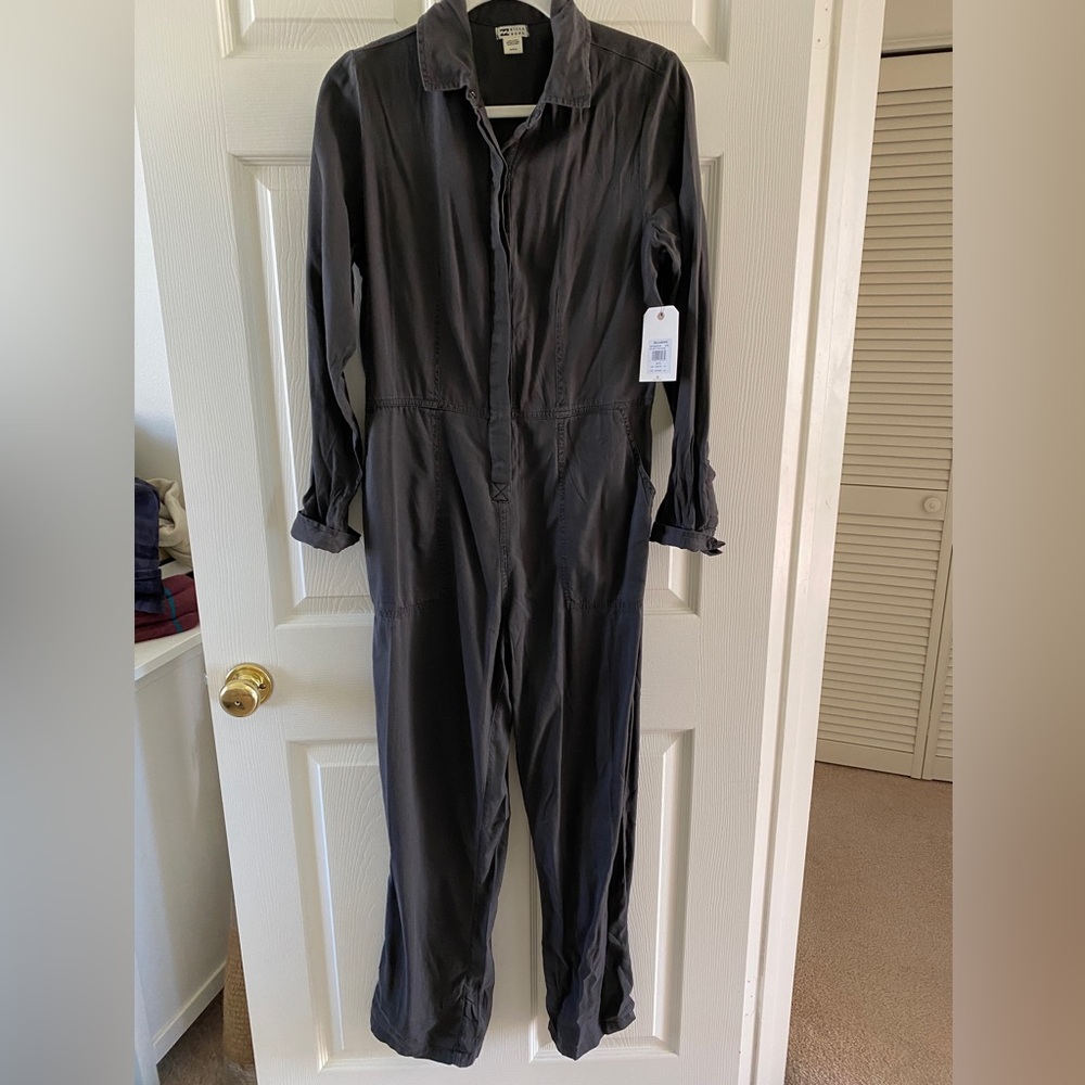 NWT Billabong washed black jumpsuit